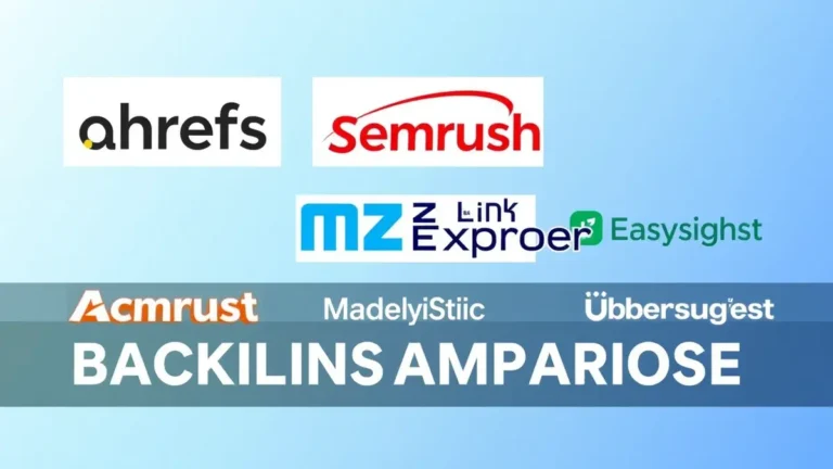 Backlink Analysis Tools Comparison - illustration 1